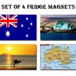 4 Australien Kühlschrankmagnete